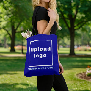 Firmenname und Logo auf der Blue Tot-Verpackung Tasche