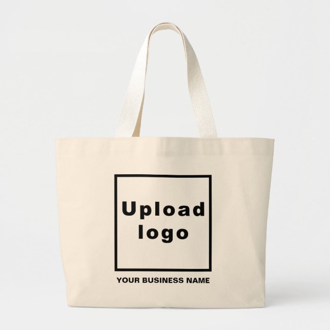 Firmenname und Logo auf der Jumbo-Tote-Tasche Jumbo Stoffbeutel (Vorne)