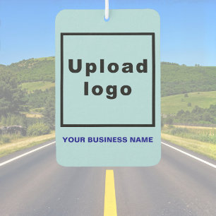 Firmenname und Logo auf Light Blue Air Freshener Autolufterfrischer