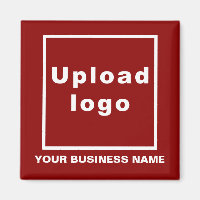 Firmenname und Logo Roter Platz Magnet