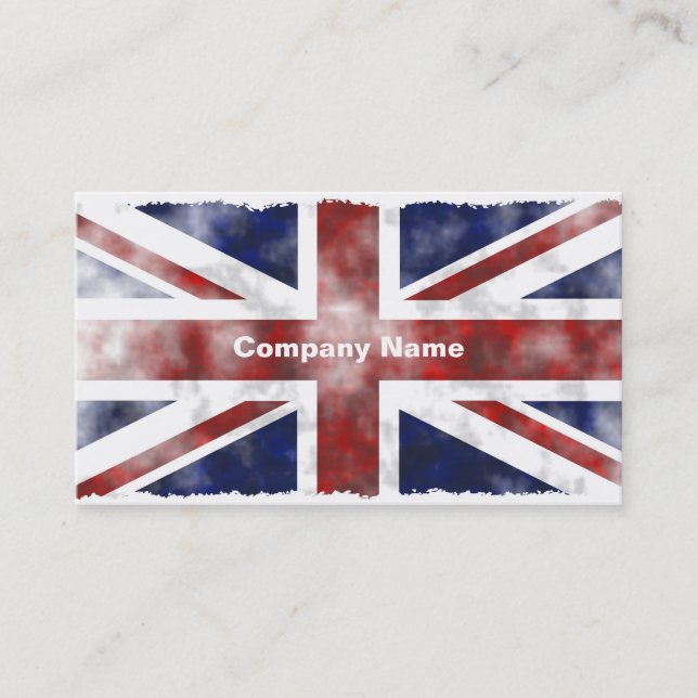 Firmennamen Grunge Uk, Company Visitenkarte (Vorderseite)