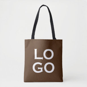 Firmenspezifische Logos für Schokoladenbraun Tasche