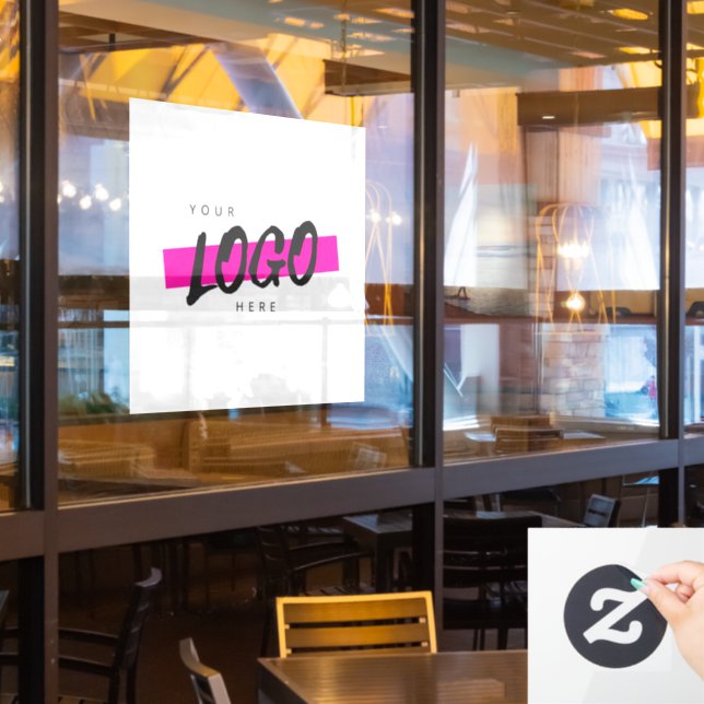 Firmenwerbung für kundenspezifische Firmenlogos Fensteraufkleber (Restaurantfenster)
