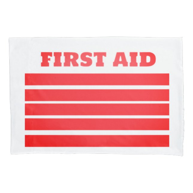 FIRST AID KISSENBEZUG (Vorderseite)