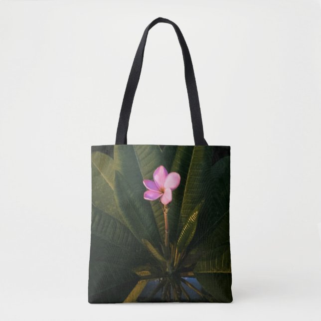 First Bloom, Plumeria Tasche (Vorderseite)