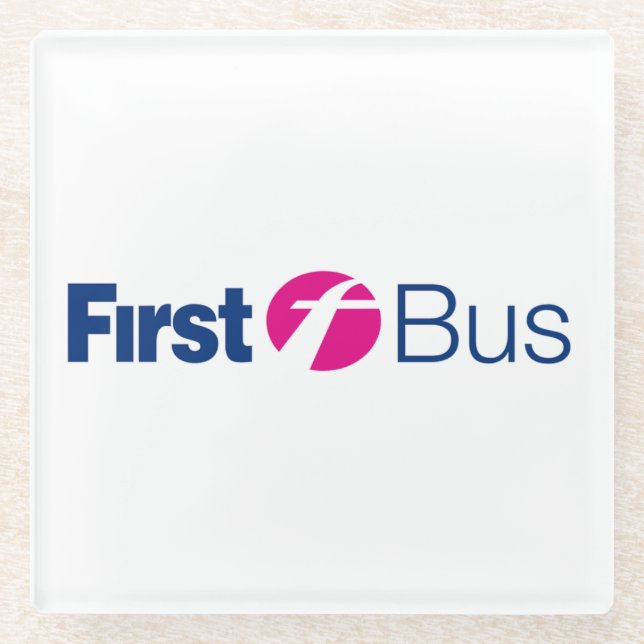 First Bus Glass Untersetzer (Vorderseite)