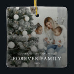 First Christmas Adopted Ceramic Ornament<br><div class="desc">These family holiday ornaments are perfect for a personalized holiday present.</div>