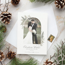 First Christmas Arch Foto New Holiday Card Feiertagskarte