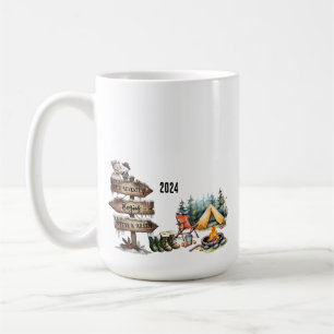 First Christmas Couple Newlyweds Camping Kaffeetasse