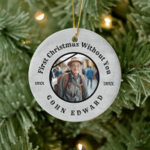 First Christmas In Loving Memory Photo Tribute
