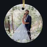 First Christmas Ornament<br><div class="desc">First Christmas Ornament as a married couple</div>