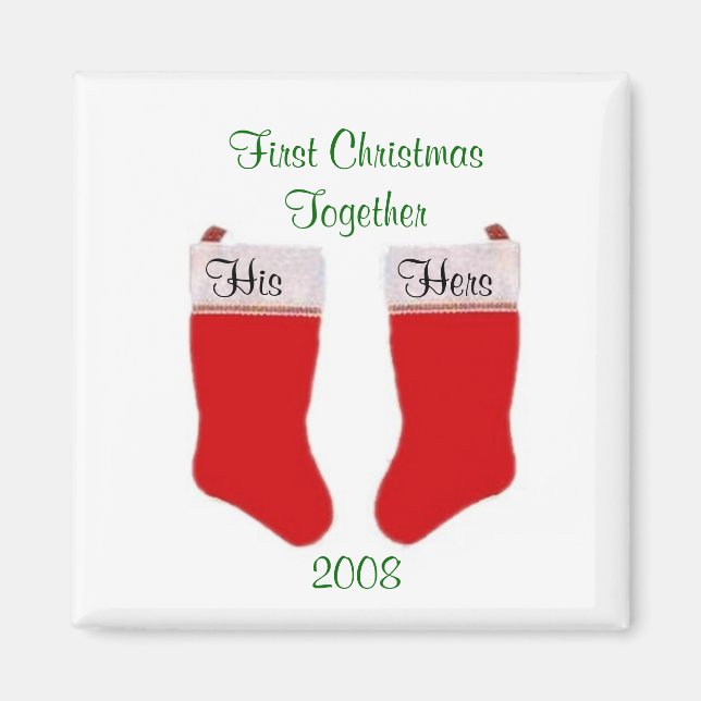 First Christmas Together Magnet (Vorne)