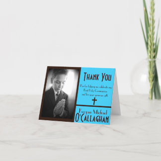 First Communion Thank you Card Dankeskarte
