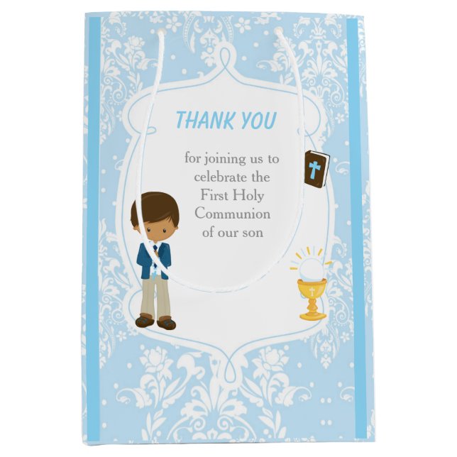 First Communityafrikanischer Junge Vielen Dank Mittlere Geschenktüte (Vorderseite)