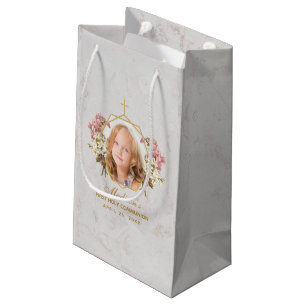 First CommunityGirl Foto Marmor Gold Pink Orchid Kleine Geschenktüte