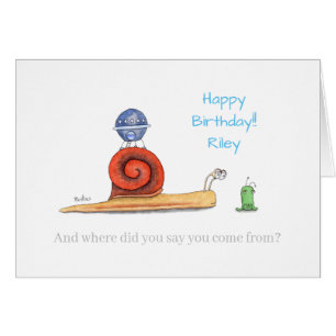 First Contact of Aliens and Snails.