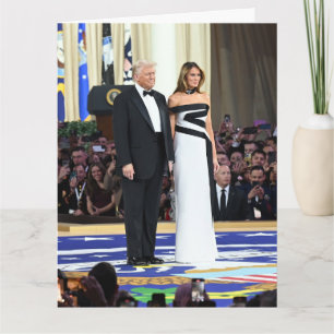 First Couple Donald und Melania Trump Karte
