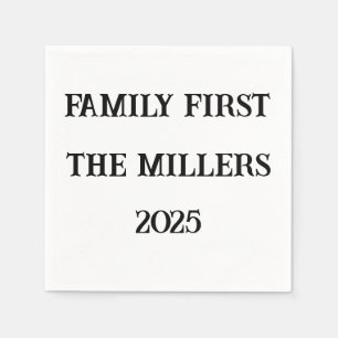 First Custom Napkins - Wiedersehen Party 2025 Serviette