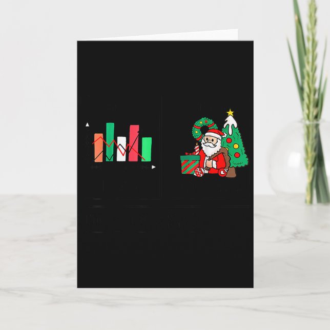 First Data Then Christmas I'm Earning A Break Sped Karte (Vorderseite)