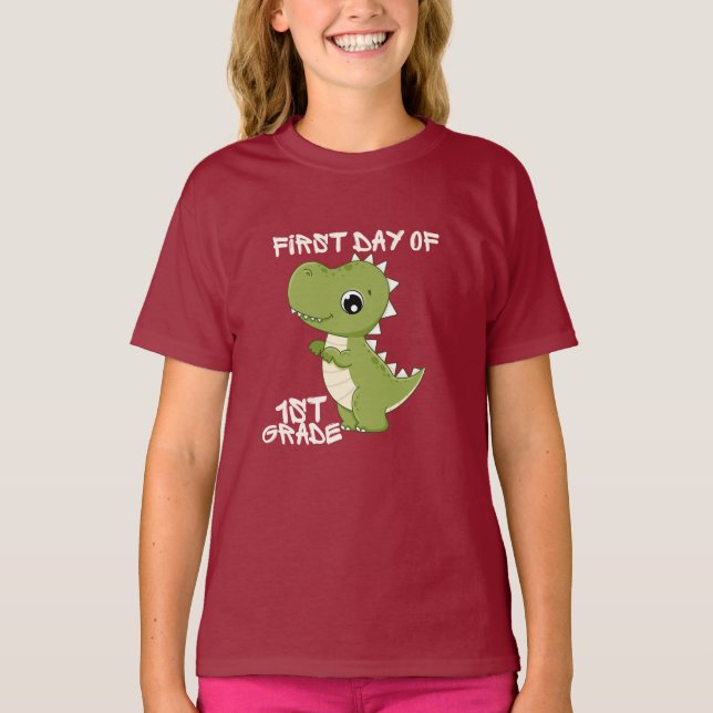 first day of school, first day of first grade T-Shirt (Vorderseite)