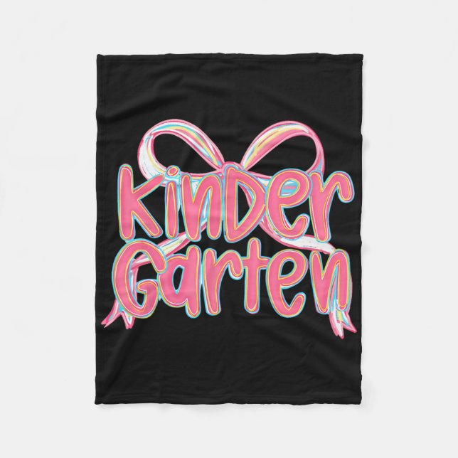 First Day Of Third Grade Floral Bundle For Teacher Fleecedecke (Vorderseite)