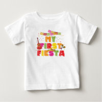 First Fiesta Girl Birthday T - Shirt