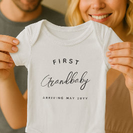 First Grandbaby Grandchild Grandson Grandtochter Baby Strampler