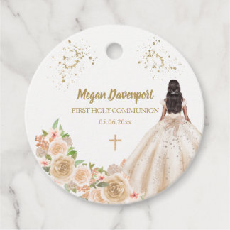 First Holy Communion Girl Princess pink dress Geschenkanhänger