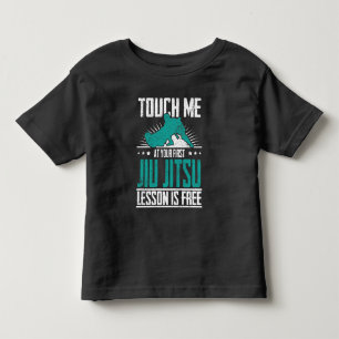First Jiu Jitsu Lesson ist frei brasilianisch BJJ Kleinkind T-shirt