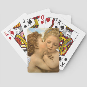 First Kiss (Engeldetails) von Bouguereau Spielkarten