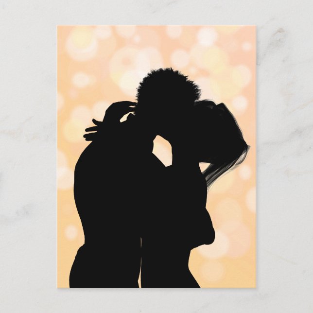 First Kiss Postkarte (Vorderseite)