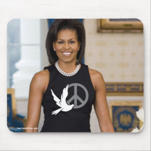First Lady Michelle Obama des Friedens Mousepad