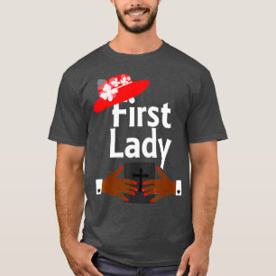 First Lady Pastors Ehefrau Christlich Religious Re T-Shirt