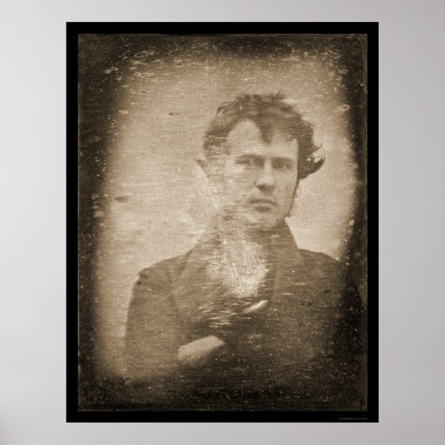 First Light Foto Daguerreotype 1839 Poster (Vorne)
