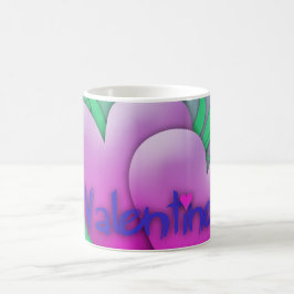 First Love 2 Coeurs Heureuse Sainte-Valentin Mug