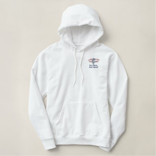 First Mate Mermaid Personalisieren Sie es! Bestickter Hoodie