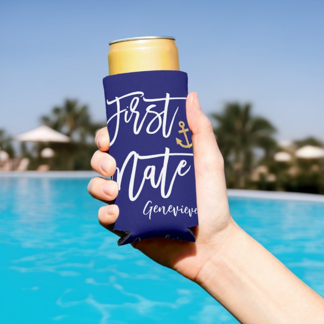First Mate | Trauzeugin Junggeselinnen-Abschied Selters Dosenkühler (In Situ Pool)