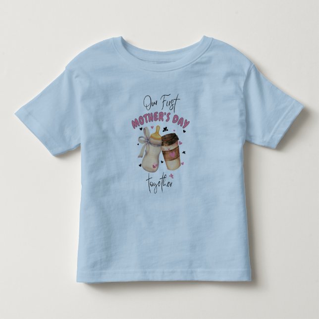 First Mother Day Shirt 2025/Pink Matching Outfit (Vorderseite)