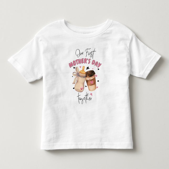 First Mother Day Shirt 2025/Pink Matching Outfit (Vorderseite)