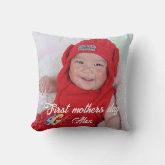 First mother's day custom photo kissen