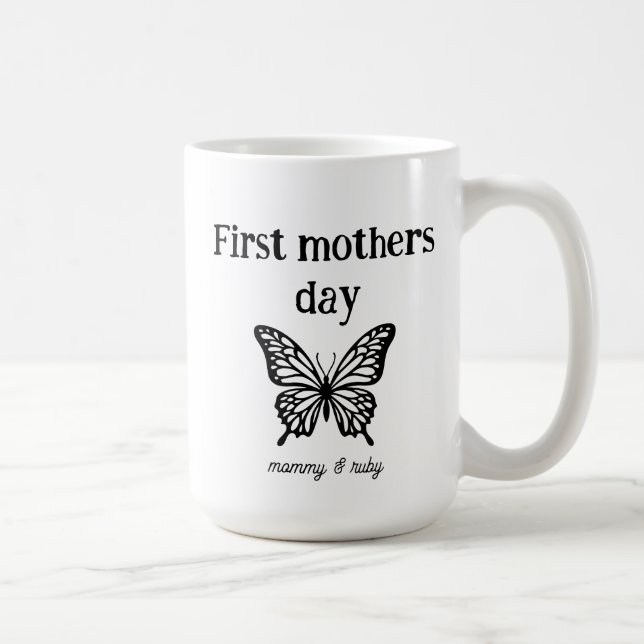 First mothers day mommy script custom kaffeetasse (Rechts)