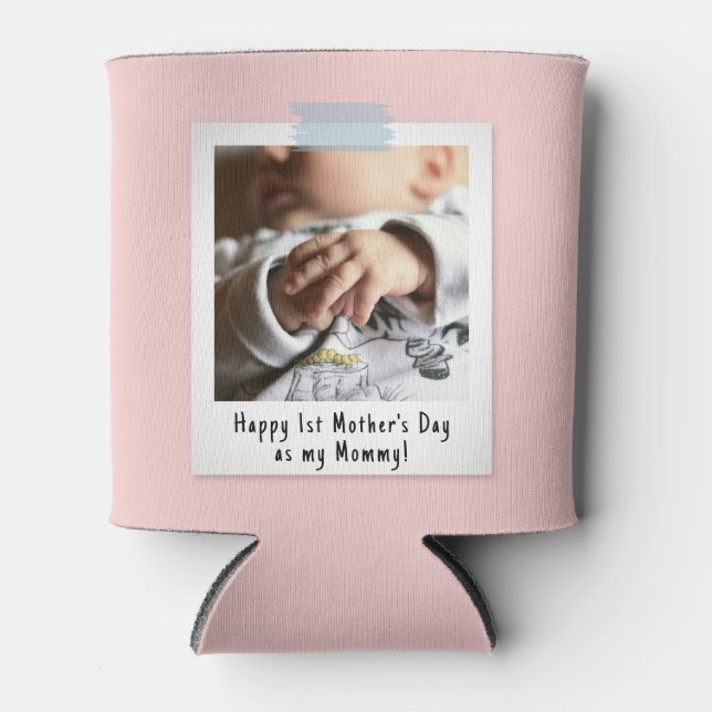 First Mother's Day Snapshot Style Foto Dosenkühler (Vorderseite)