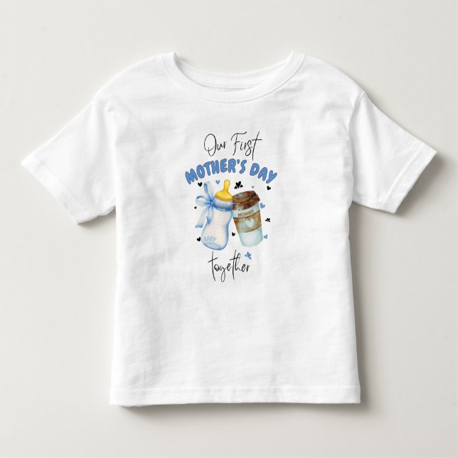 First Mthers Day Shirt 2025 /Blue Matching Outfit (Vorderseite)