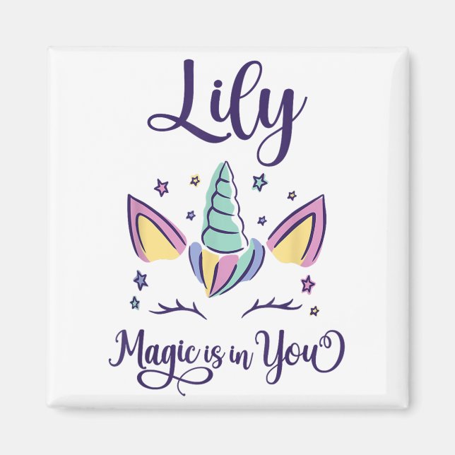 First Name Lily D Lily  Magnet (Vorne)
