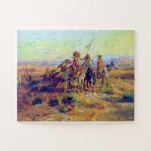 First Nations Native Braves Die Scouts CM Russell