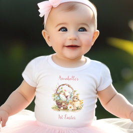 First Oaster Personalisiert Baby Girl T - Shirt