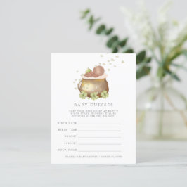 First Patricks Babydusche - Spiel-Einladung Einladung