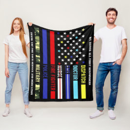 First Responder Fleecedecke