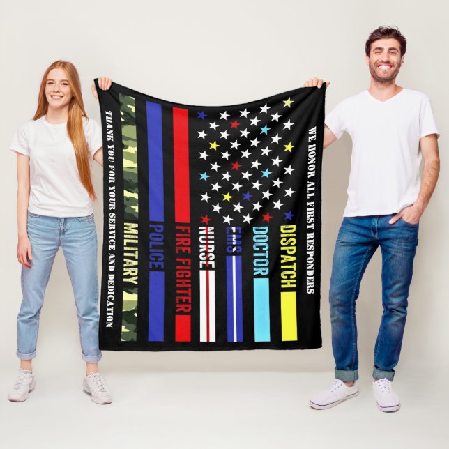 First Responder Fleecedecke (Beispiel)