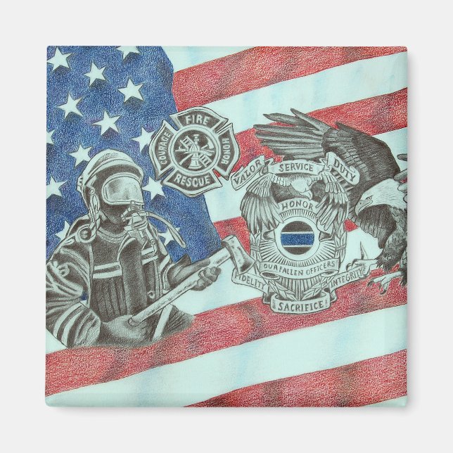 First Responder Magnet (Vorne)